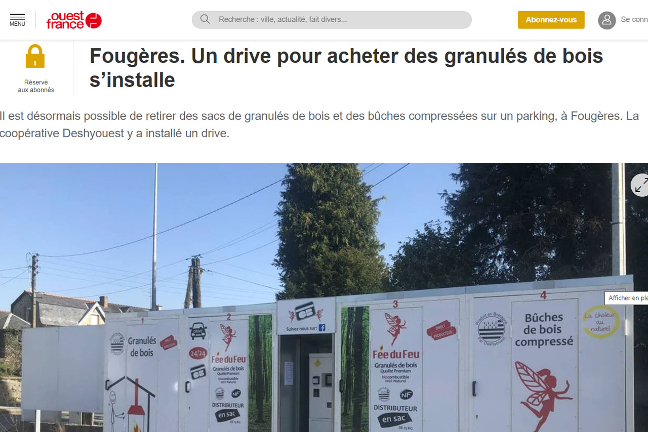 fee du feu drive granules